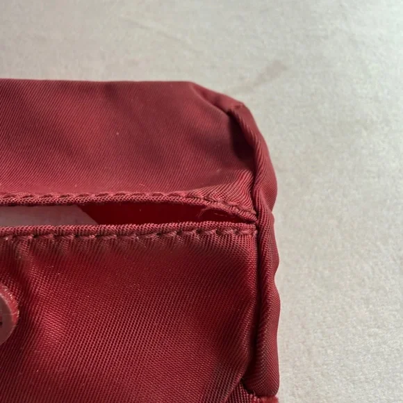 Prada Red Mini Nylon Pouch - Picture 9 of 10